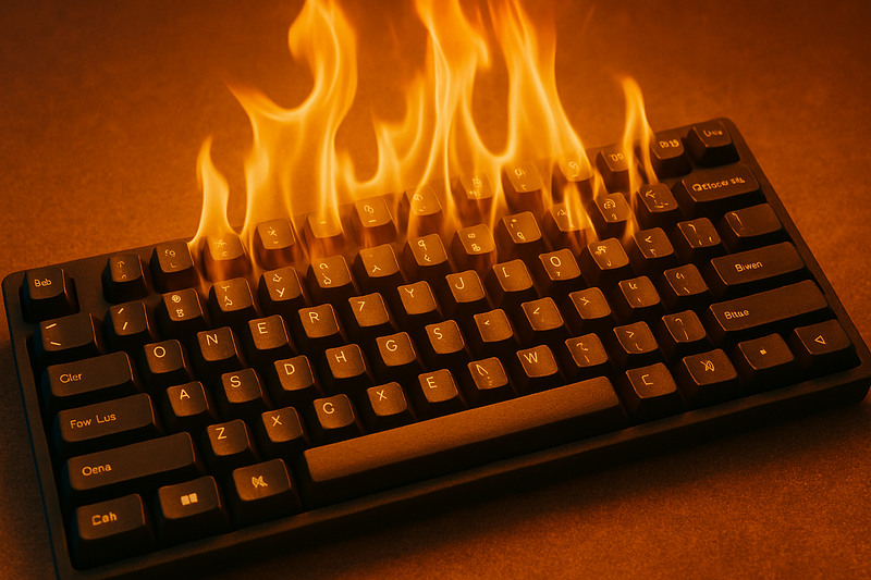 Blazing Keyboard Time!