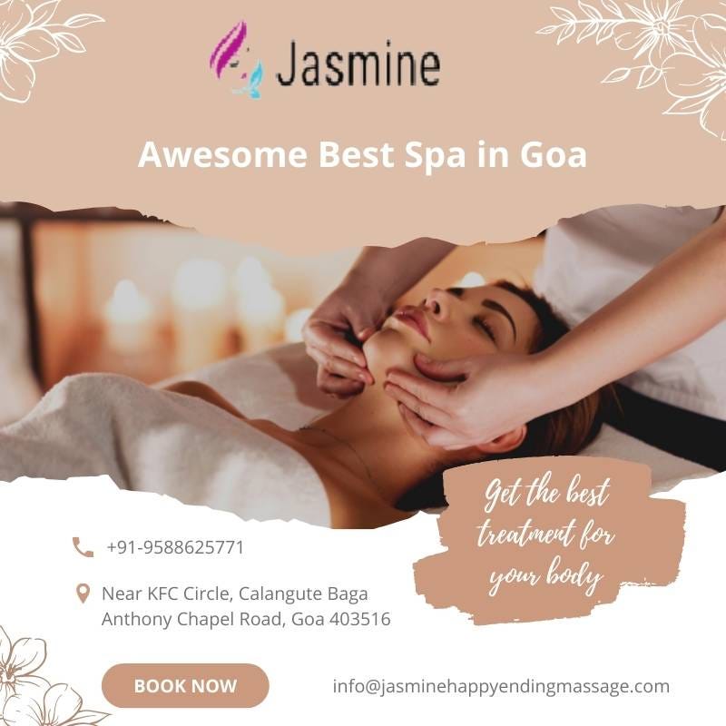 Awesome Best Spa In Goa Refreshing Jasmine Happy Ending Massage