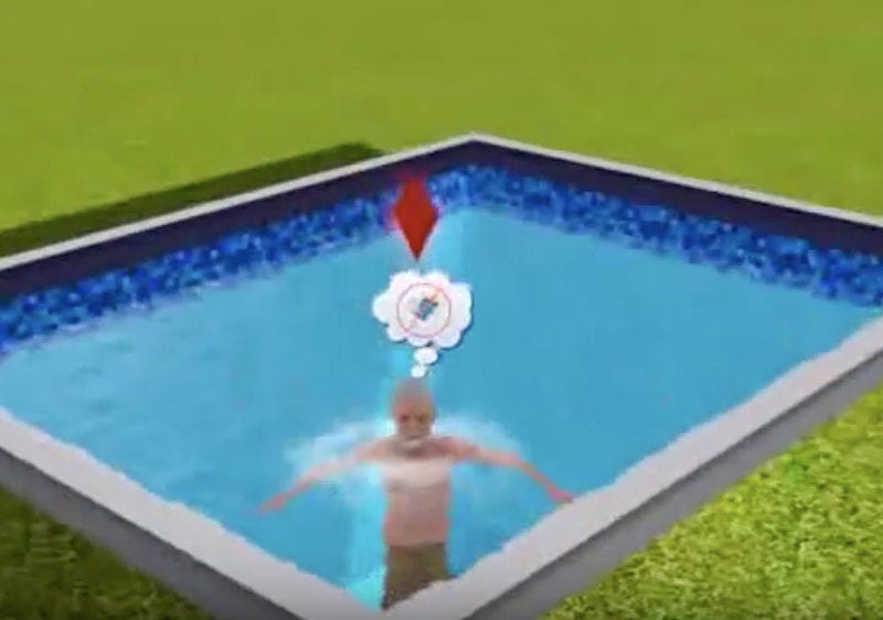 Is God Just Playing His Version of the Sims? My Dad Drowned Because the Pool Ladder Disappeared