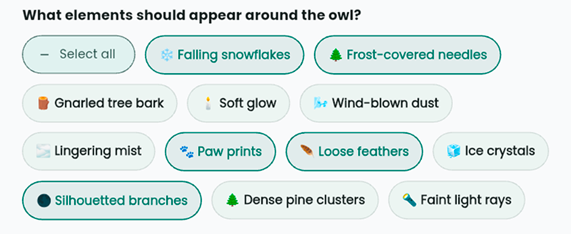 Tag Cloud Questions Widget