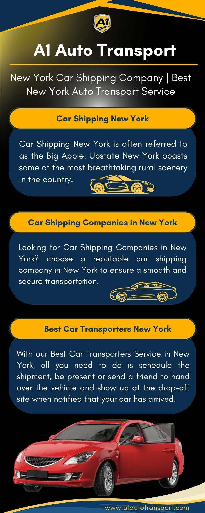 Car Shipping New York at A1 Auto Transport A1 Auto Transport Medium