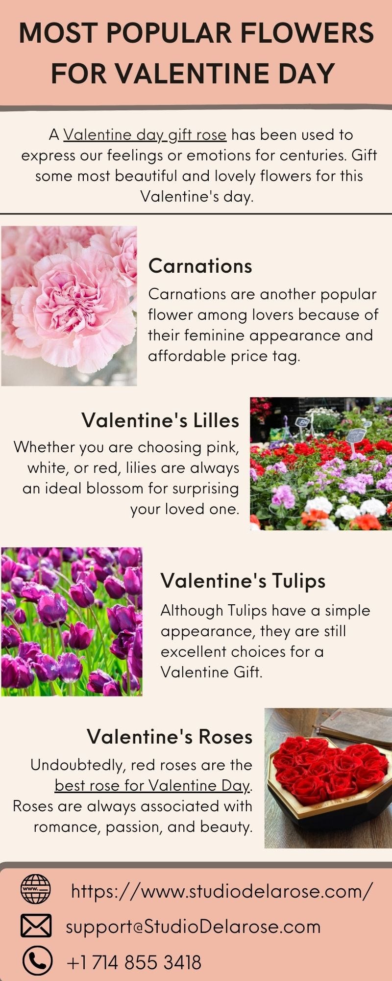 Most Popular Flowers For Valentine Day Studio De La Rose Medium