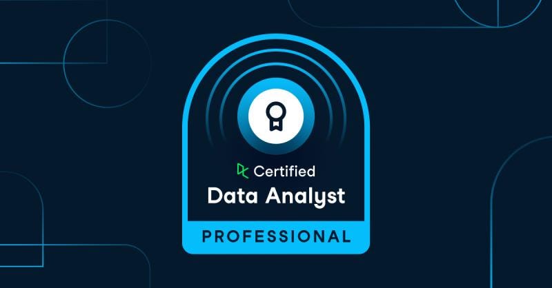 Review — Is Data Analyst Certification on Datacamp worth it? (2025 ...