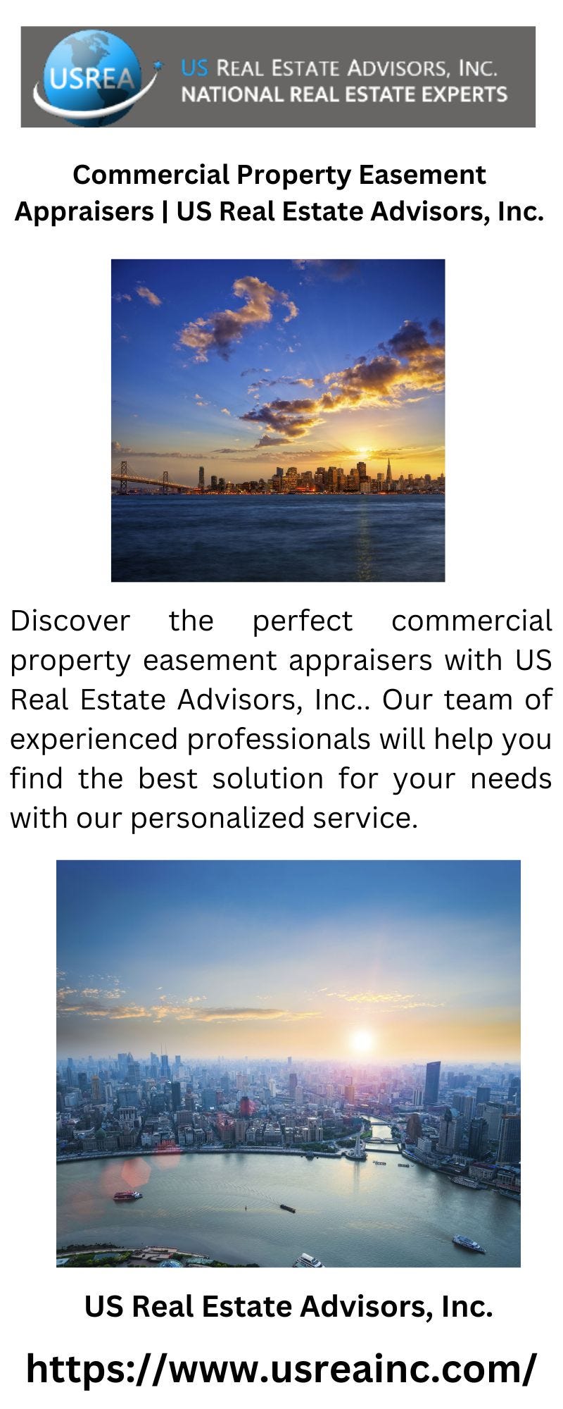 Commercial Property Easement Appraisers US Real Estate Advisors, Inc