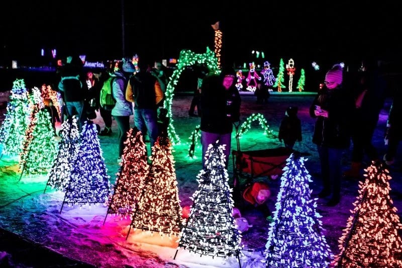 The Ins And Outs Christmas Lights Bend! by Waleed Gulzar Vines Medium