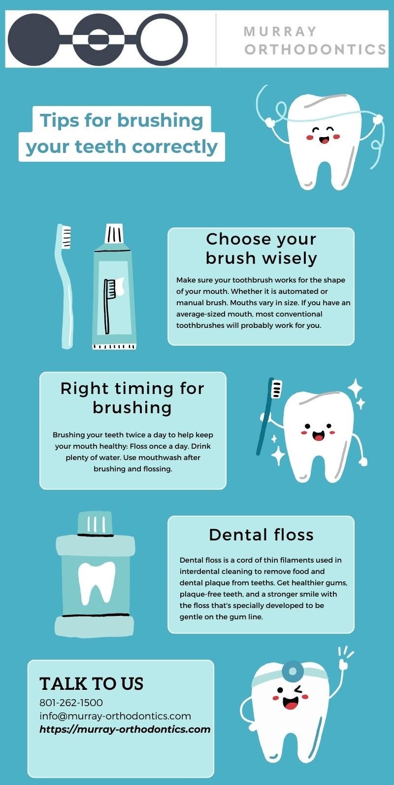 Tips for brushing your Teeth — Murray Orthodontics Murray