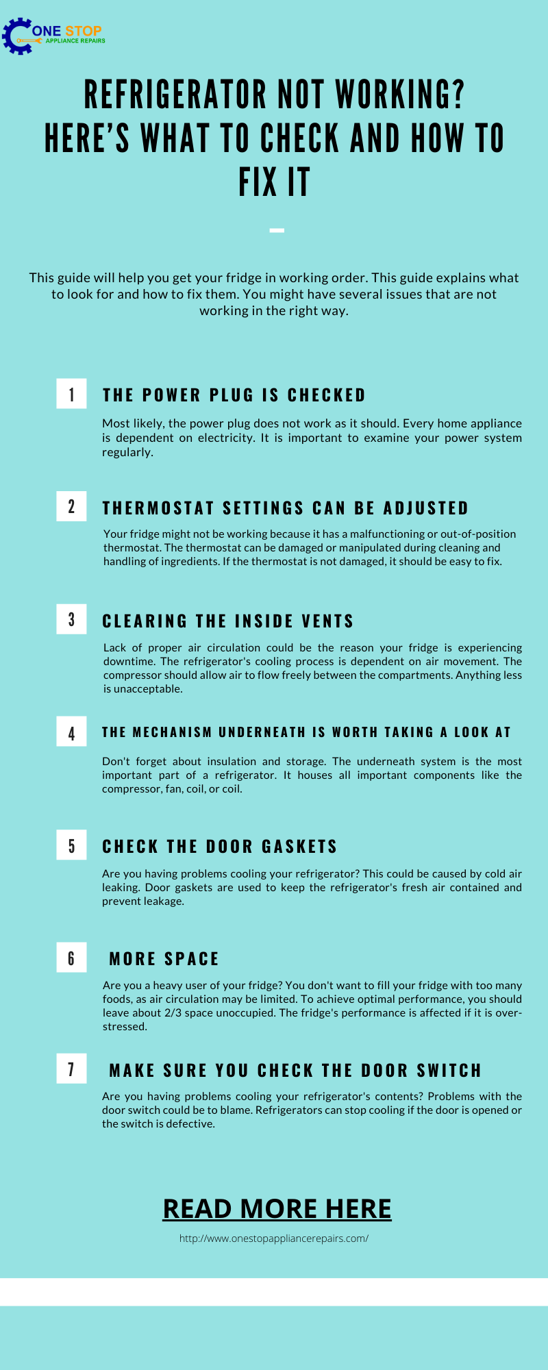 Refrigerator Not Working? Here’s What To Check and How To Fix It