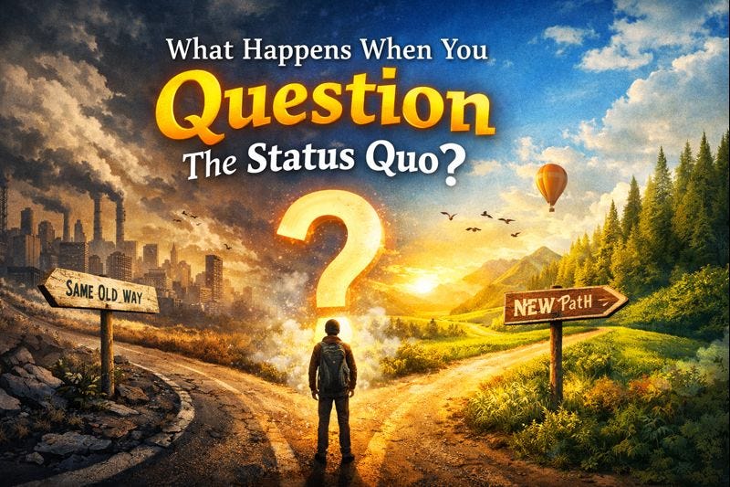 What Happens When You Question The Status Quo? | by Haiden Ray | Dec ...