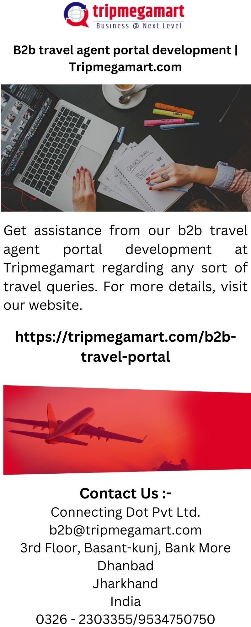 B2b travel agent portal development mark james Medium