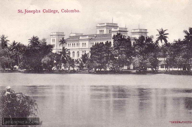 St Joseph’s College seen from the Beira Lake. Courtesy Lankapua
