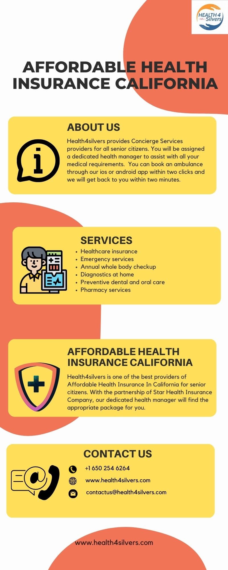Affordable Health Insurance California Health4 silvers Medium