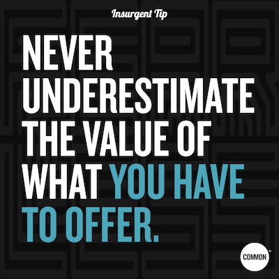 Never underestimate the valuable and