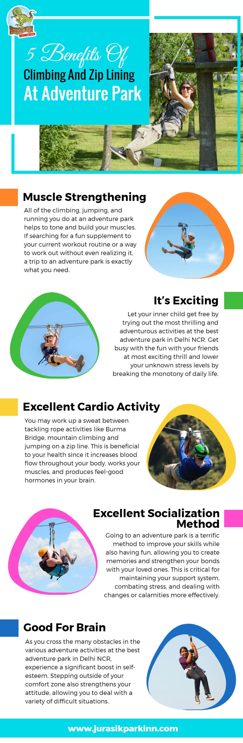 5 Benefits Of Climbing And Zip Lining At Adventure Park - Jurasikpark -  Medium