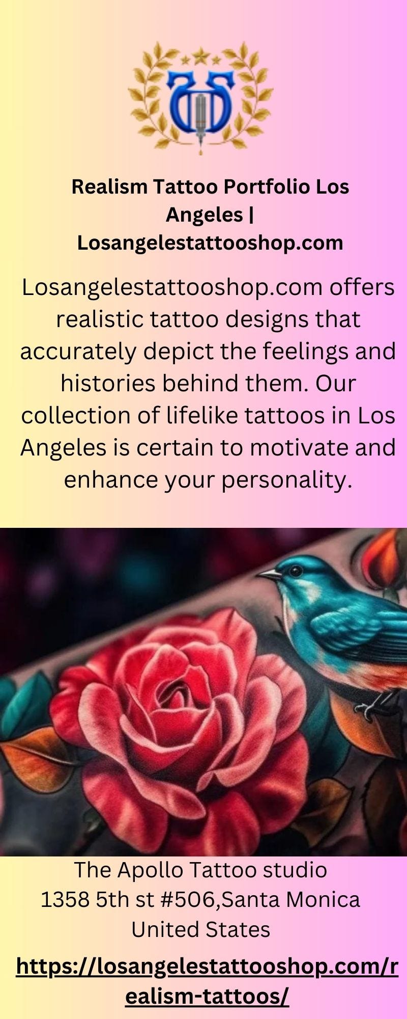 Realism Tattoo Portfolio Los Angeles | Losangelestattooshop.com - theapollotattoostudio - Medium