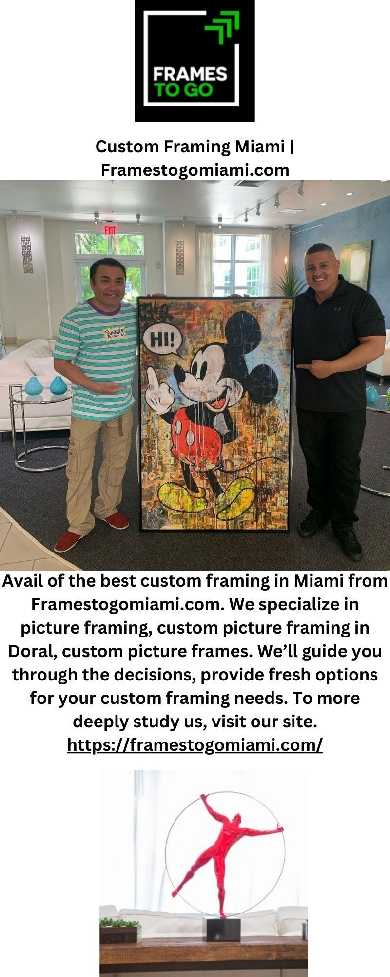 Custom Framing Miami Zanegreen Medium