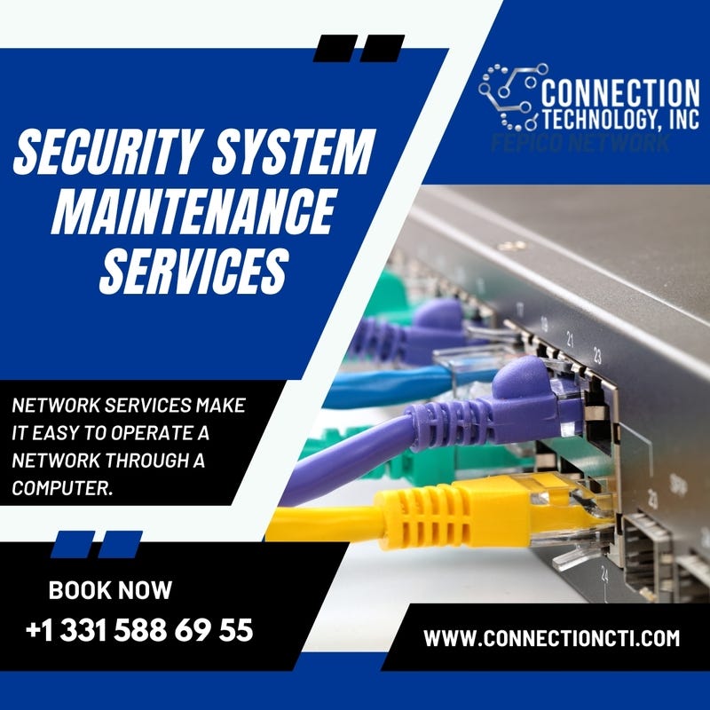 Security System Maintenance Services Connection Technology Inc Medium