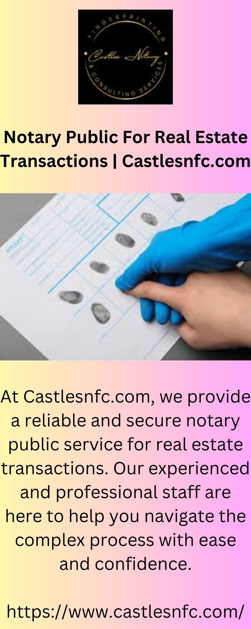 Notary Public For Real Estate Transactions Castles