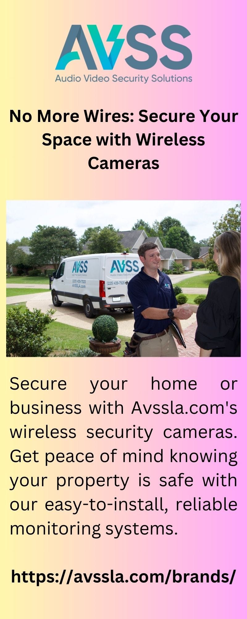 No More Wires Secure Your Space with Wireless Cameras Audio Video