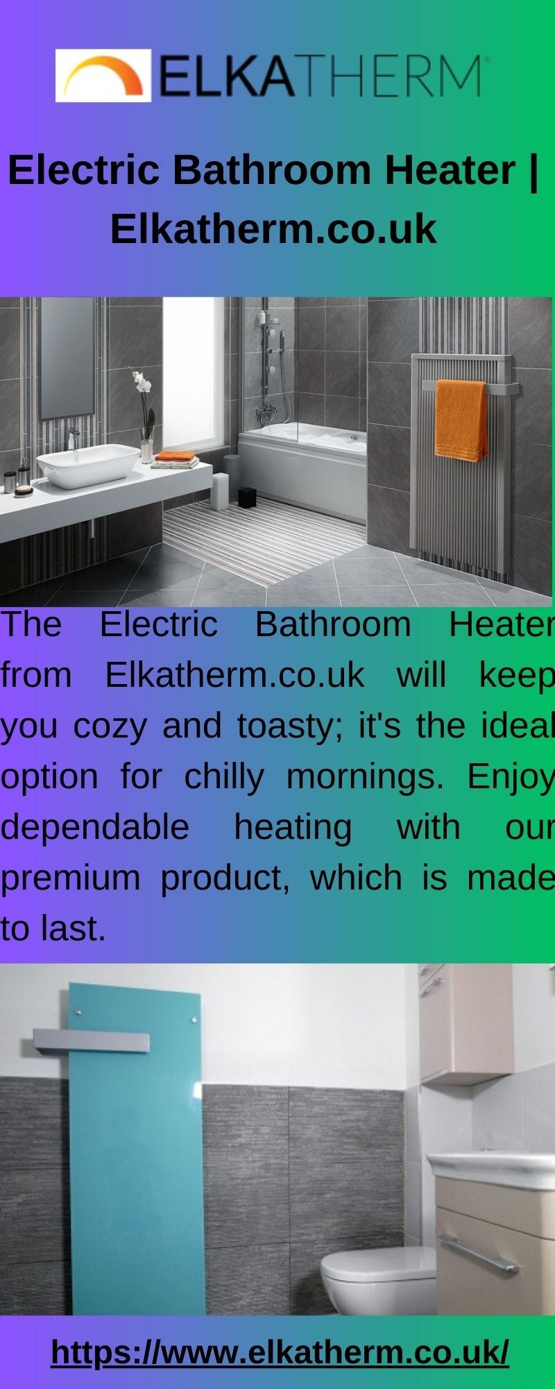 Electric Bathroom Heater | Elkatherm.co.uk - Elkatherm - Medium