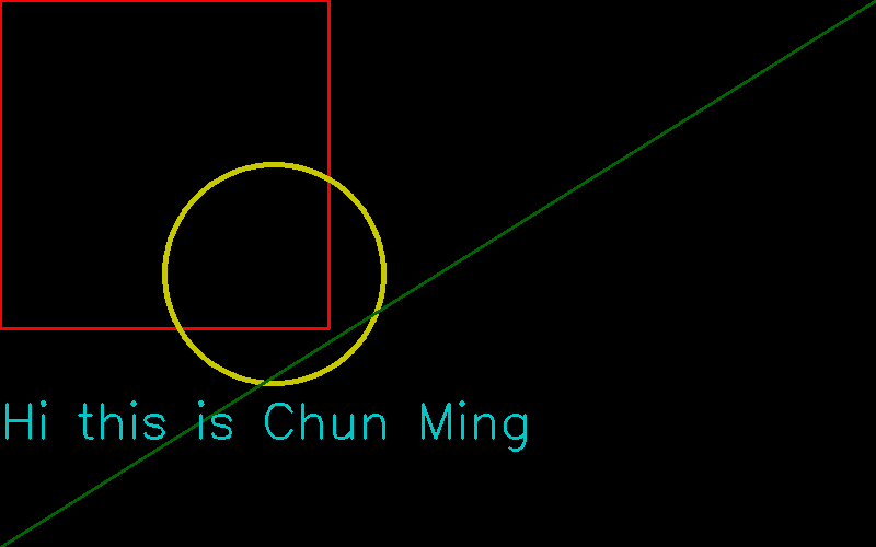 Python openCV: draw rectangle, circle, line, text - chunming1996 - Medium
