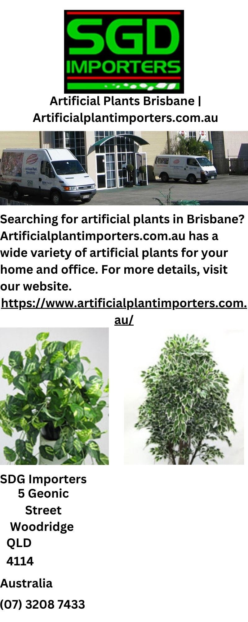 Artificial Plants Brisbane