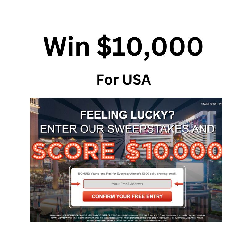 $100 000 Sweepstakes