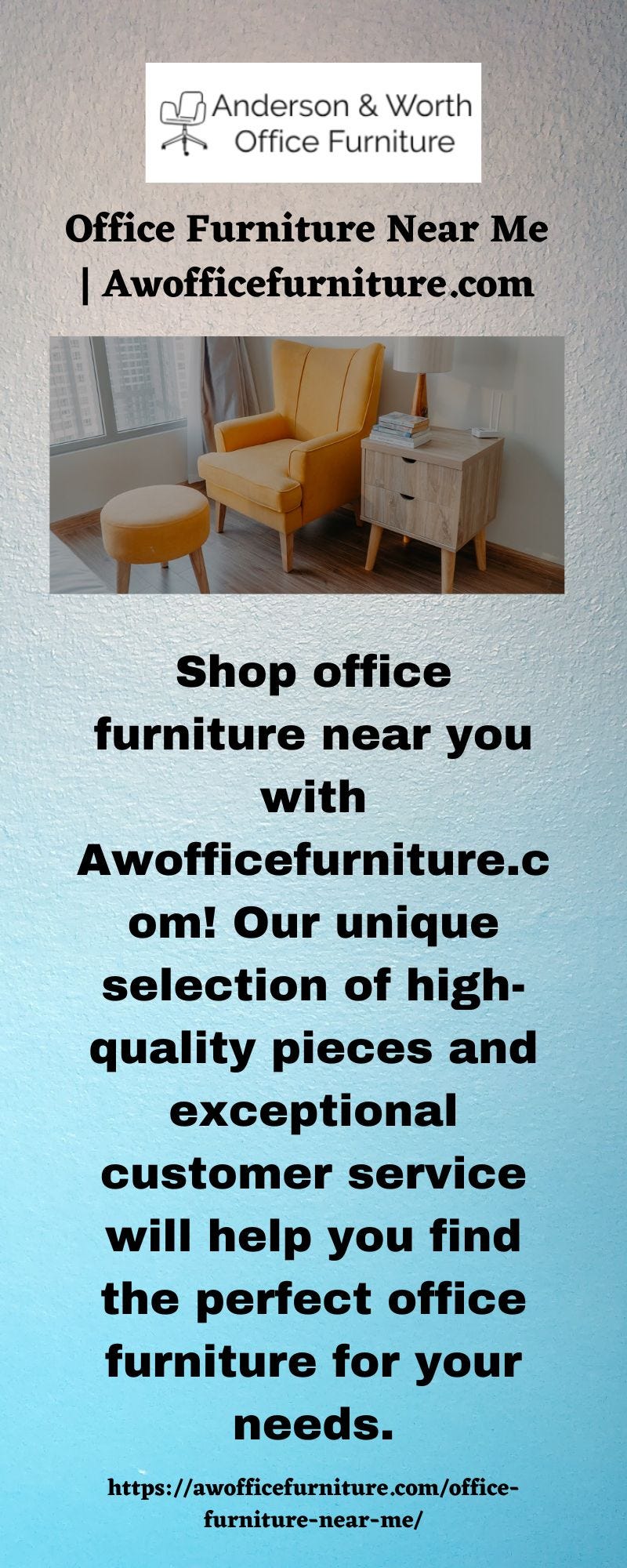 Office Furniture Near Me Anderson & Worth