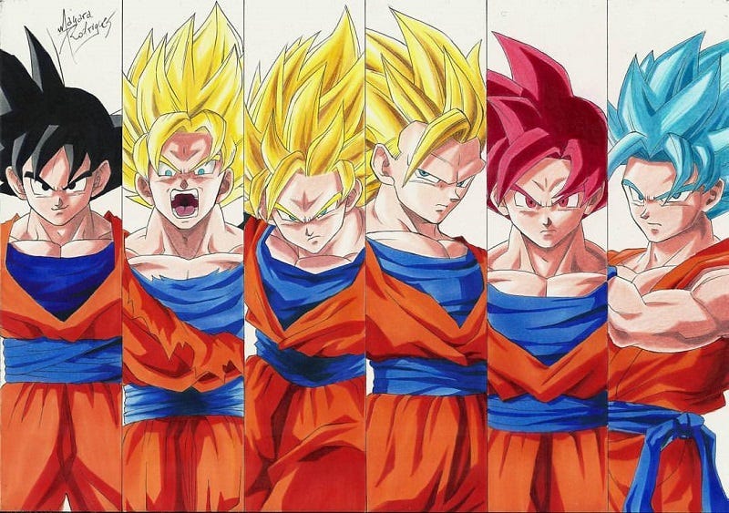 Mayara Rodrigues Drawings - Goku Super Saiyajin 3 - DRAGON BALL Z