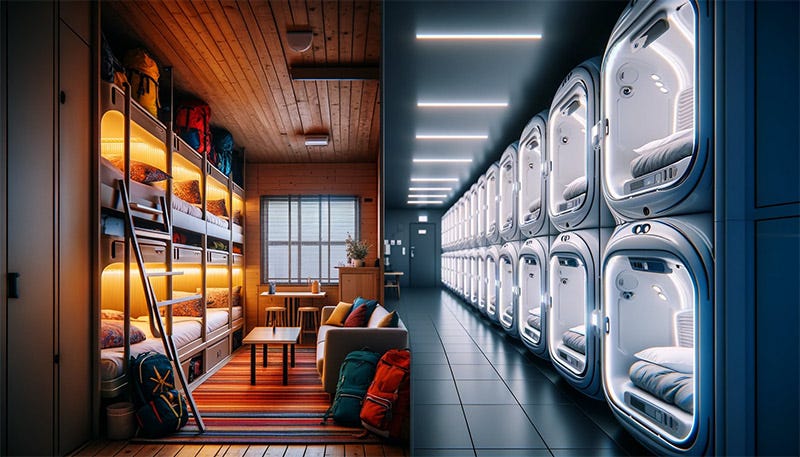 Capsule Hotel vs Hostel: A Budget Traveler's Guide to Privacy, Security,  and Comfort | by Jonas B | Medium
