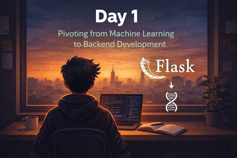Day 1: Why I Pivoted from Only Machine Learning to Backend Development ...