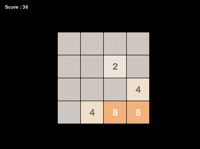 Quick 2048 clone in 30 min using python (with GUI) | by ShubU | Medium