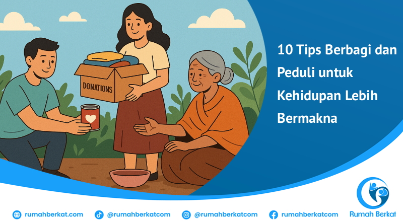 10 Tips Berbagi dan Peduli untuk Kehidupan Lebih Bermakna