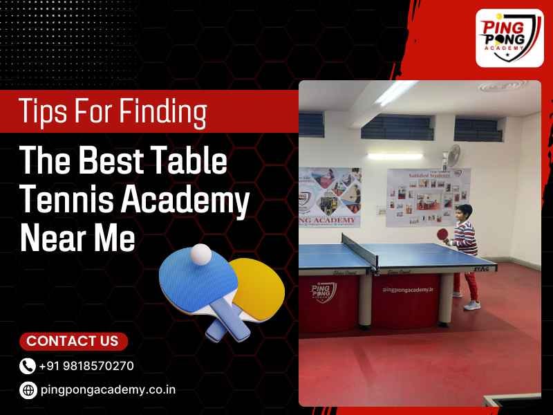 The Premier Table Tennis Academy in Gurgaon by Ping Pong Academy