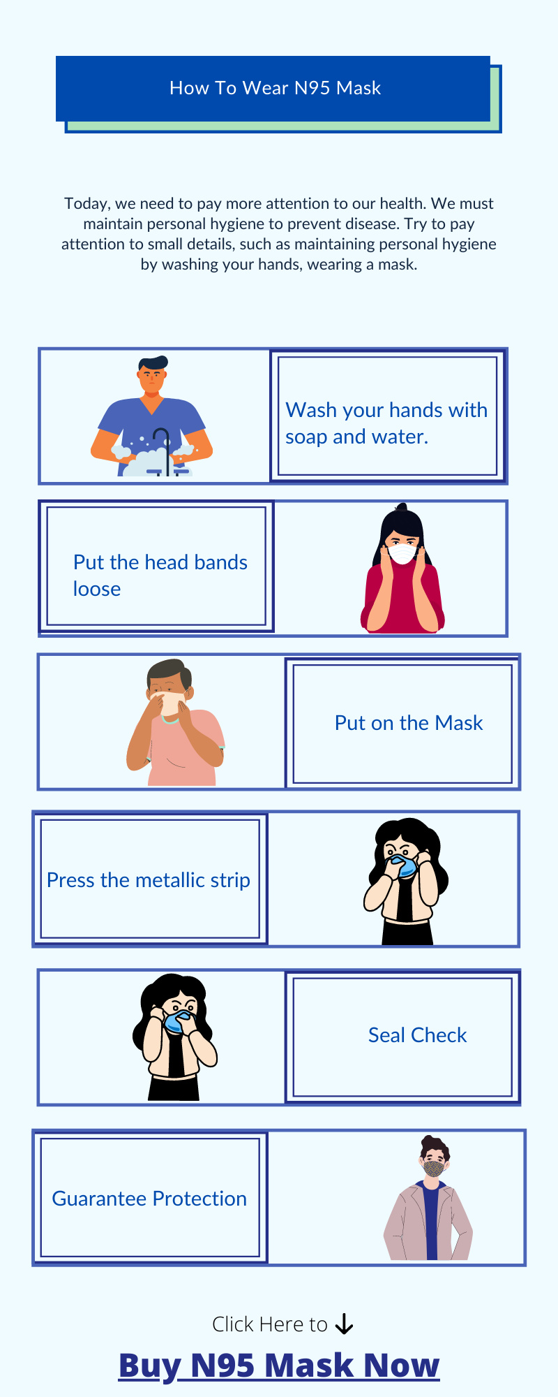 How To Wear N95 mask? Accumed Medium