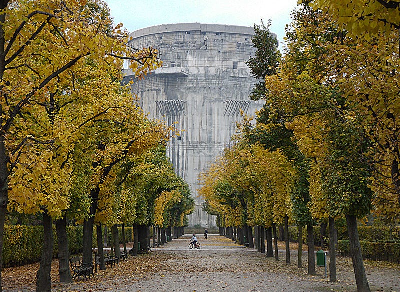 Nazi Flak tower in Vienna