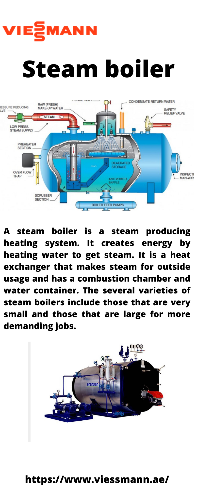 Steam Boiler. Steam boiler could be a instrumentation… by Viessmannae
