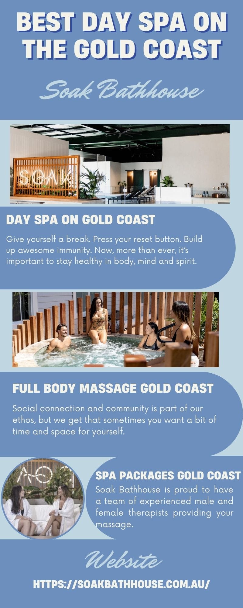 Best Day Spa on Gold Coast - Soakbath house - Medium