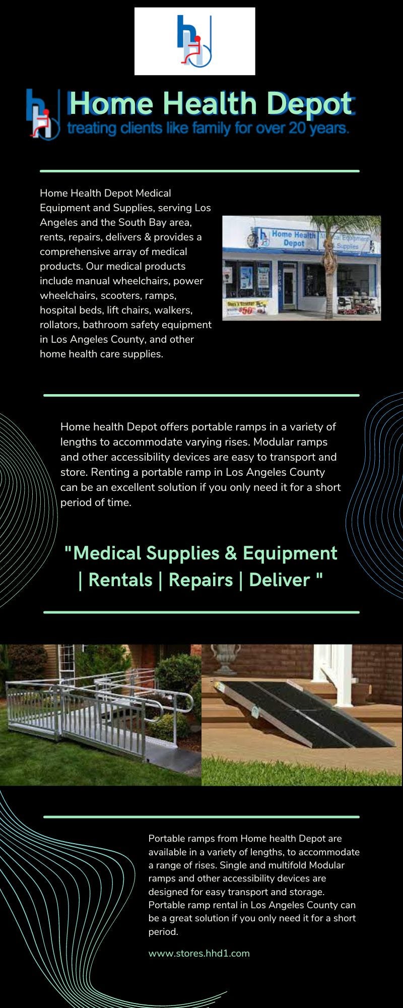 Choose the Perfect Portable Ramp Rental in Los Angeles County - Home health  depot - Medium