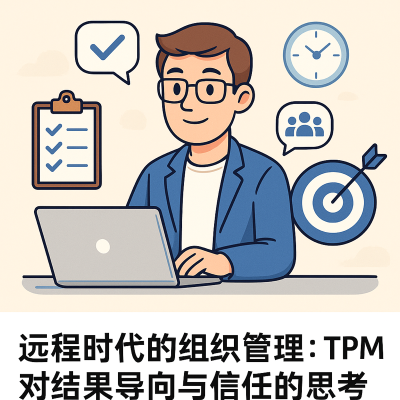 远程时代的组织管理：TPM 对结果导向与信任的思考
