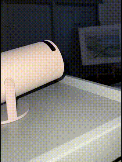 Upplev Framtiden för Hemunderhållning med den Portabla Smart TV Projektorn | av hemmet havet | Medel