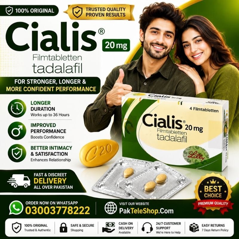 Cialis 20mg Price In Pakistan — 03003778222