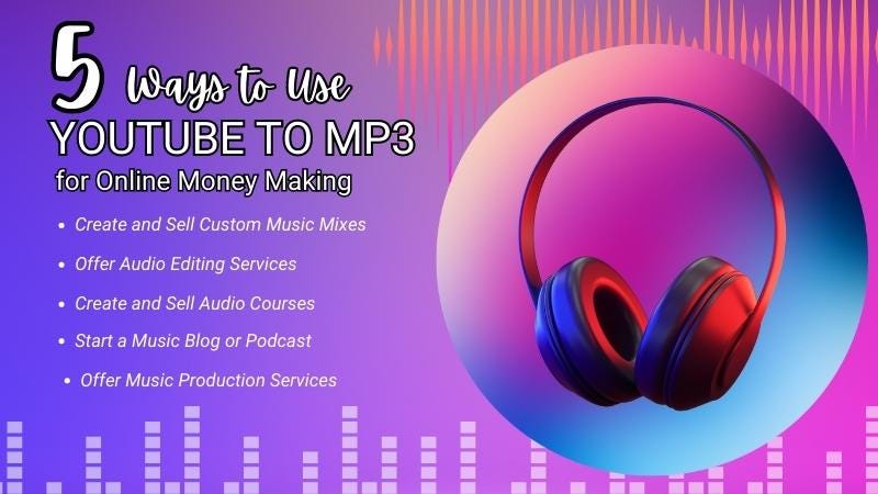 How to Promote Your Youtube to MP3 Money-Making Business Online | by  Hhamiltonrichard | May, 2023 | Medium