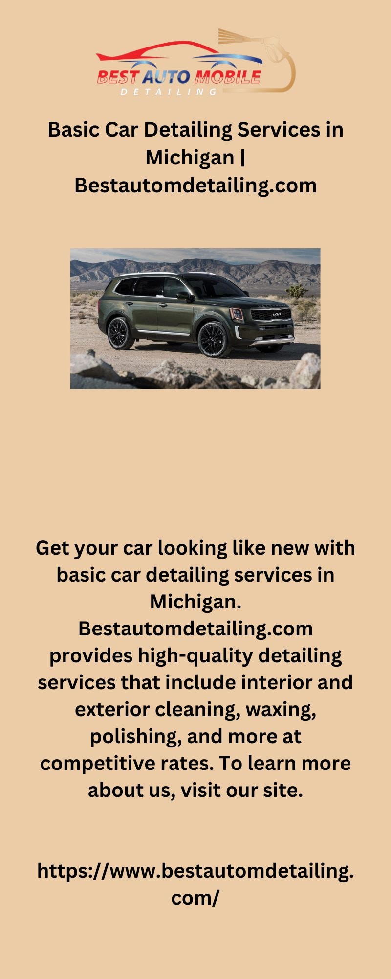 Basic Car Detailing Services in Michigan  Bestautomdetailing.com -  Bestautomdetailing - Medium