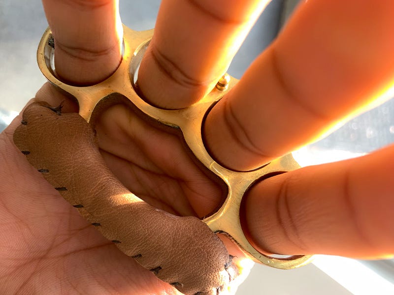 How effective will brass knuckles with spikes attached to them be