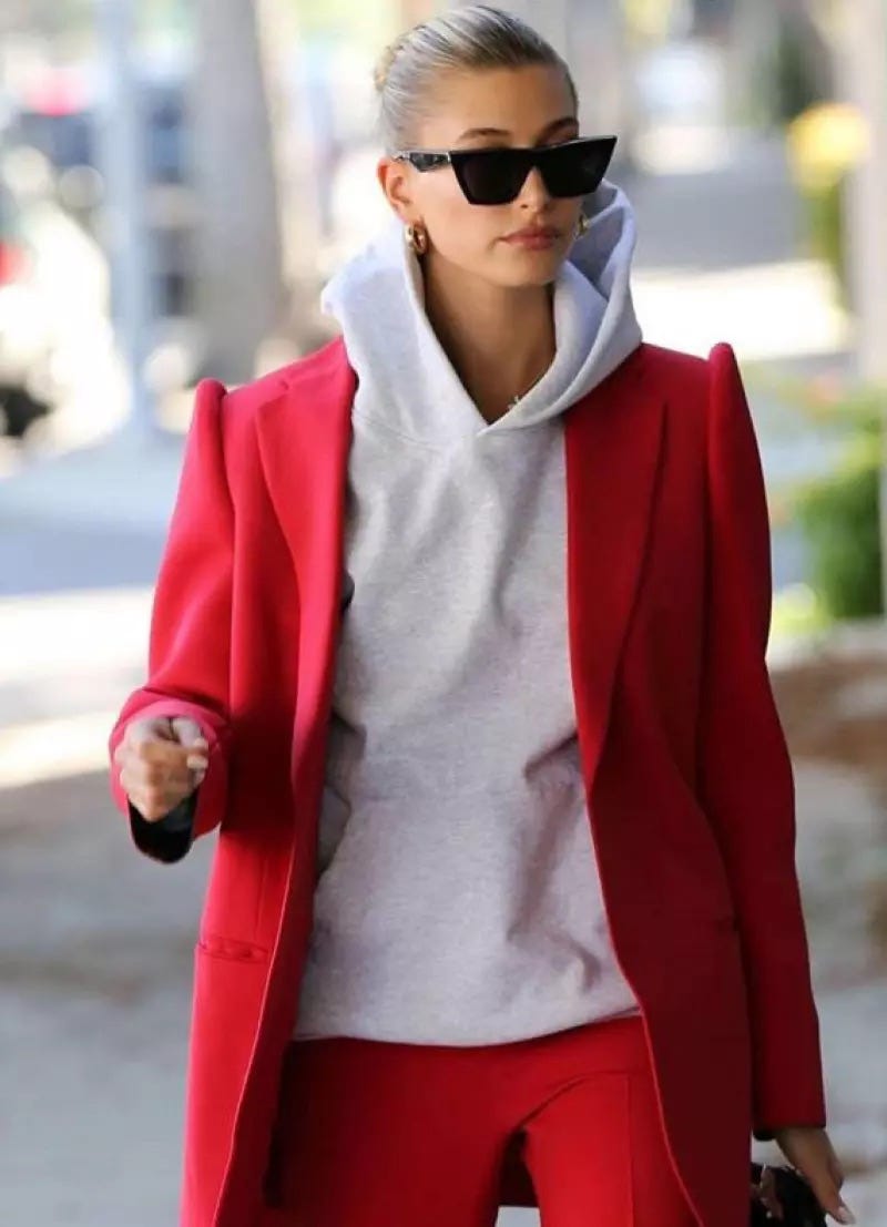 Hoodies Under Blazers. causal yet stylish and comfy trend… by