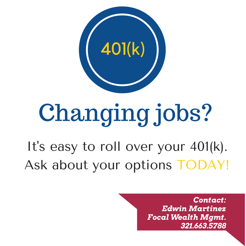 Should You Roll Over Your 401k?. When you leave your job for a new job