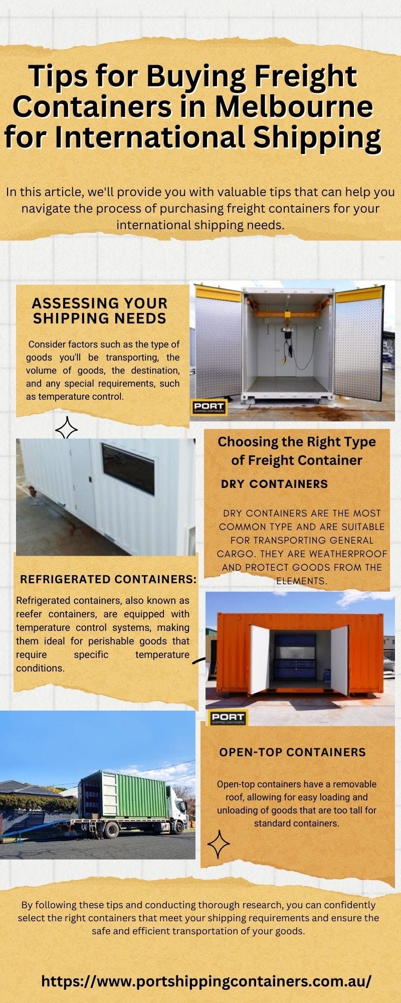 Tips for Buying Freight Containers in Melbourne for International