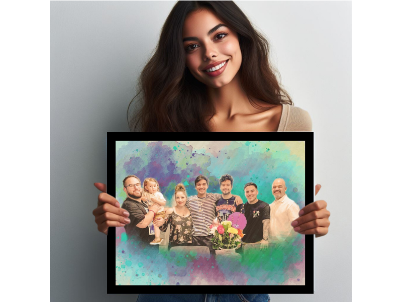 Transform Special Moments with a Custom Painting of a Photo
