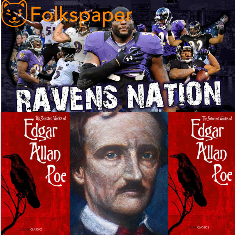 Edgar and Allan Return as Ravens Mascots