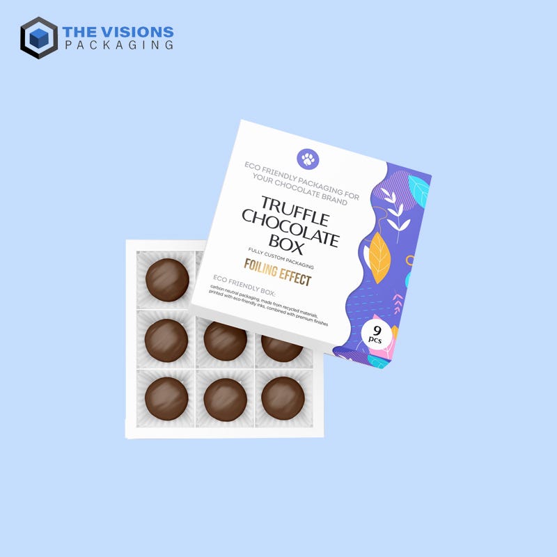 Where Can Small Businesses Buy Custom Chocolate Truffle Boxes Online? | The Visions Packaging